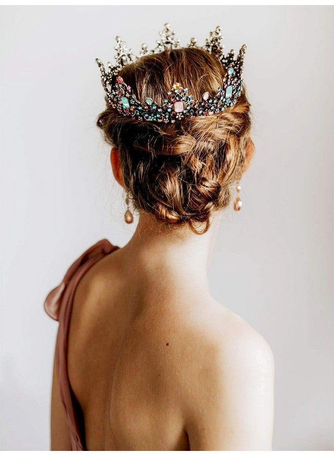 سيجا إكسسوارات شعر لحفلات الزفاف النسائية من SYGA Bridal Princess Girl Tiara وRinstone Crown Bande للرأس (متعدد الألوان) - Image 4