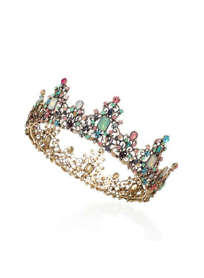 سيجا إكسسوارات شعر لحفلات الزفاف النسائية من SYGA Bridal Princess Girl Tiara وRinstone Crown Bande للرأس (متعدد الألوان) - Image 1