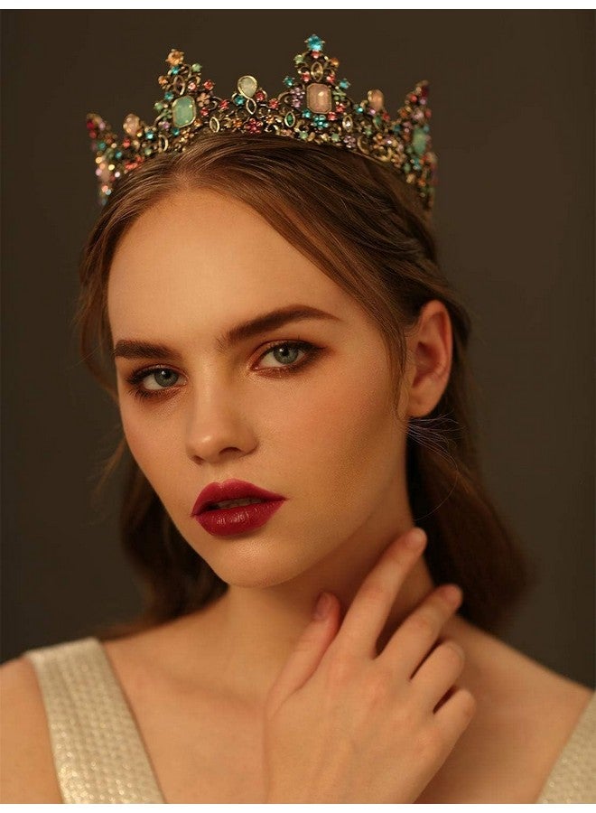 سيجا إكسسوارات شعر لحفلات الزفاف النسائية من SYGA Bridal Princess Girl Tiara وRinstone Crown Bande للرأس (متعدد الألوان) - Image 2