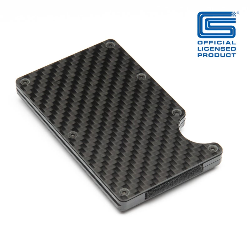 Carroll Shelby Carroll Shelby® Carbon Fiber Wallet Money Clip | RFID* protection | Holds Currency, Credit Cards, Cash | Genuine Carbon Fiber | Super Slim & Lightweight | Laser Etched Shelby® Cobra Snake Logo  - Image 5