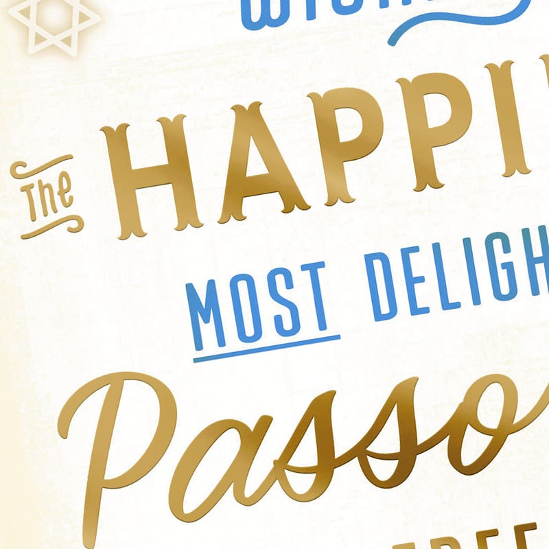 Hallmark Tree of Life Pack of Funny Passover Cards  A Little Schmaltz (4 Cards with Envelopes) - Image 4
