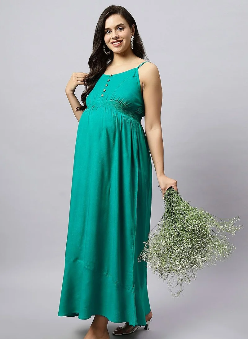 Tummy Emerald Maxi Dress