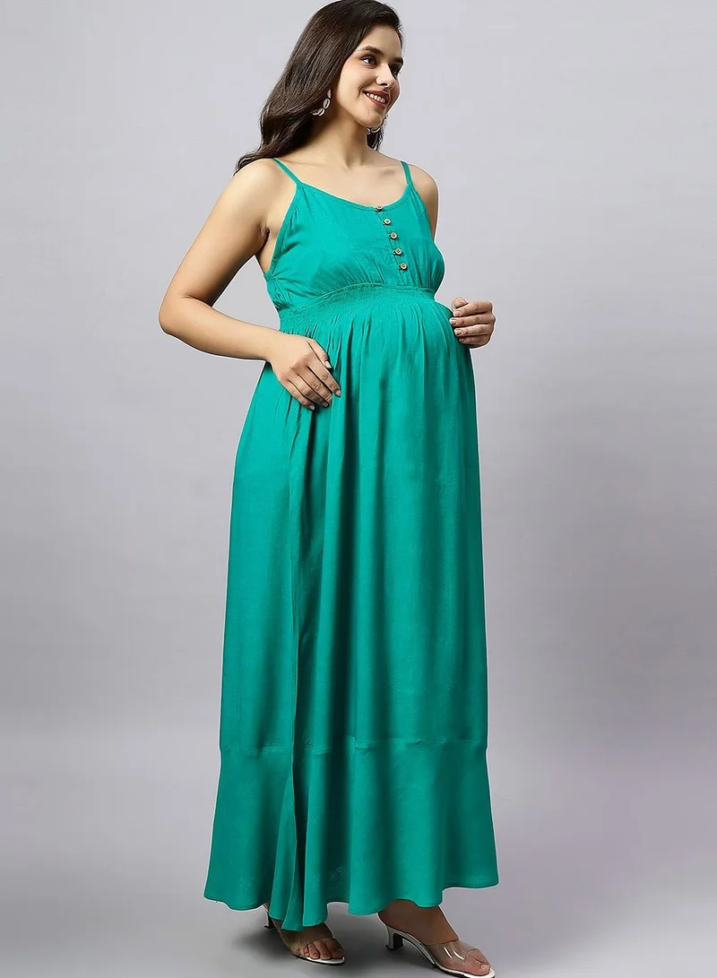 Tummy Emerald Maxi Dress