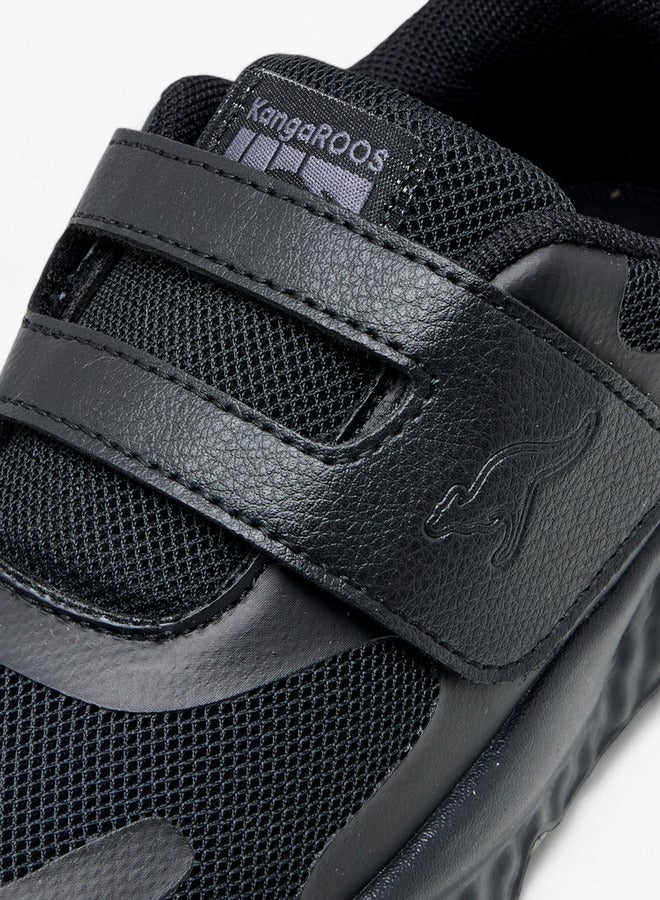 kangaROOS Kids' Panelled School Shoes with Hook and Loop Closure  - Image 4