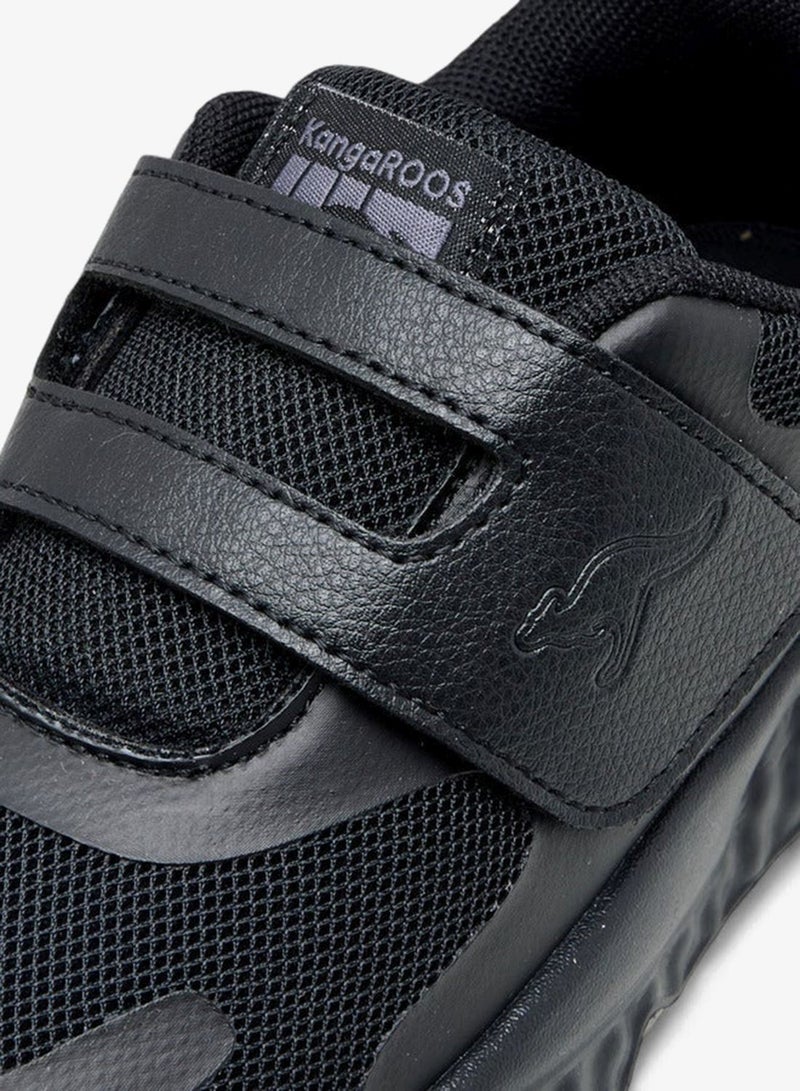 kangaROOS Kids' Panelled School Shoes with Hook and Loop Closure - Image 4