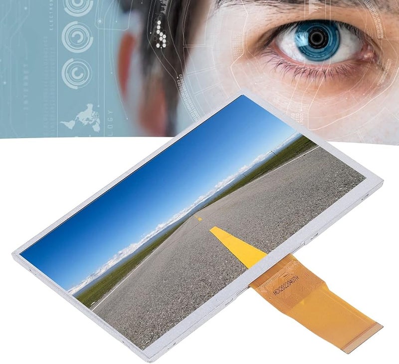 شاشة LCD مقاس 7 بوصة بدقة 1024x600 وزاوية رؤية 85x85 مخصصة لجرس باب الأمان وعرض المركبات والصناعة - Image 5