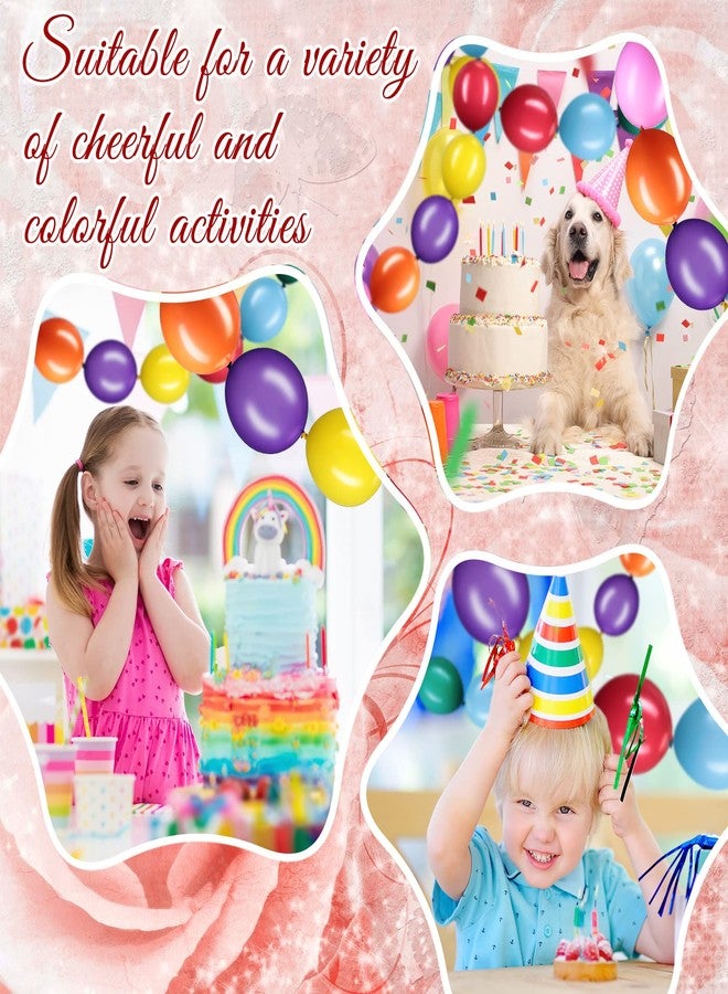 مينبلان بالونات ربط سريعة من اللاتكس من Meanplan، 100 قطعة، قابلة للربط، مناسبة لعيد الهالوين وعيد الشكر وحفلات الزفاف (10 بوصات، ملونة) - Image 4