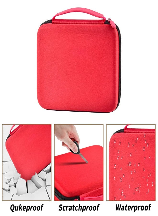 Comecase Toy Organizer Storage Case Compatible with Bakugan Figures, BakuCores and Armored Alliance, Geogan Rising Battle Action Figure (Red+Inside Black Foam) - Image 4