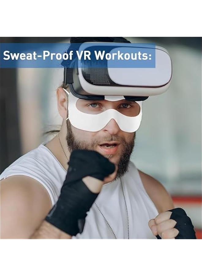 RYNX 50  VR Face Cover Disposable Hygiene VR Face Eyes Mask Pads Facial Interface for Meta Quest 3 Quest 2 Vision Pro Accessories for  Vision Pro 50) - Image 5