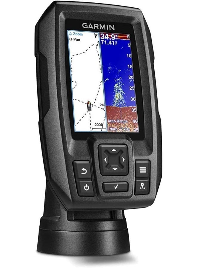 GARMIN STRIKER 4 with Dual-Beam Transducer | 3.5-inch CHIRP Fishfinder with GPS and Convenient keypad operation | Includes CHIRP 77/200 kHz SonarTransducer - Image 3