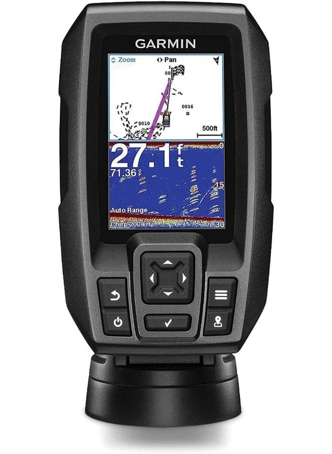 GARMIN STRIKER 4 with Dual-Beam Transducer | 3.5-inch CHIRP Fishfinder with GPS and Convenient keypad operation | Includes CHIRP 77/200 kHz SonarTransducer - Image 2