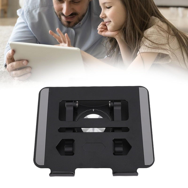 Foldable Adjustable Tablet Stand With 360 Rotating Base For 5 8 To 12 9 Inch Tablets Black - Image 4