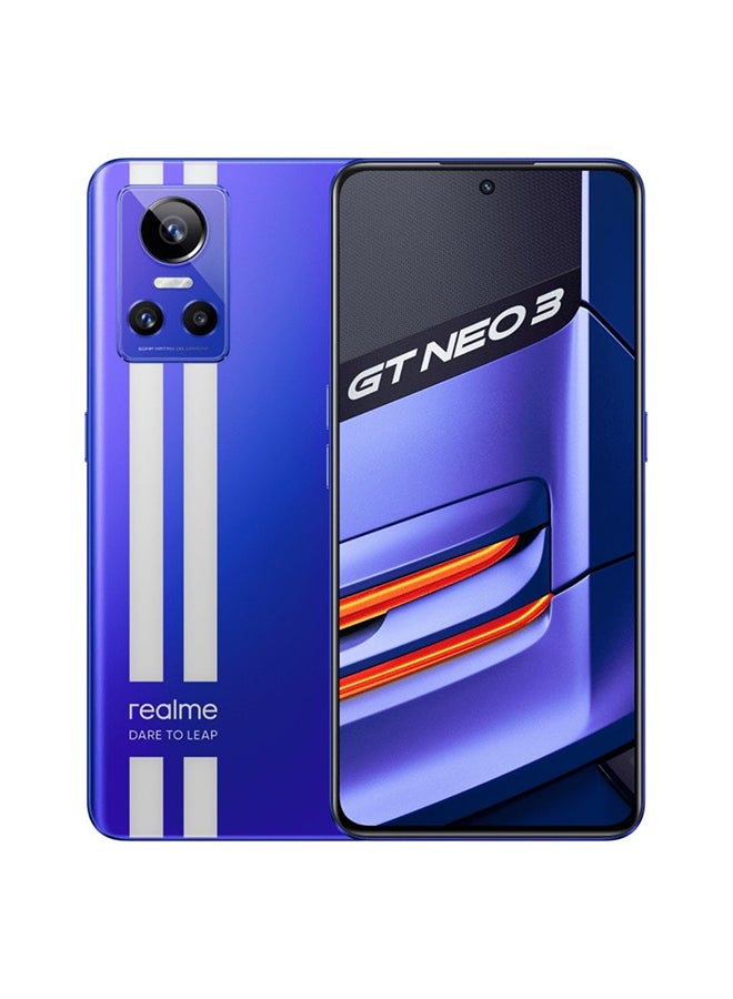 ريل مي GT Neo 3 ثنائي الشريحة، Nitro Blue، 8 جيجابايت رام، 256 جيجابايت، 5G 80 واط - الإصدار العالمي - Image 1