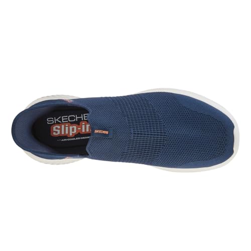 SKECHERS حذاء سنيكرز سكيشرز للرجال ألترا فليكس 3.0 سموذ ستيب هاندس فري سليب-إن، أزرق، 13 عريض - Image 4