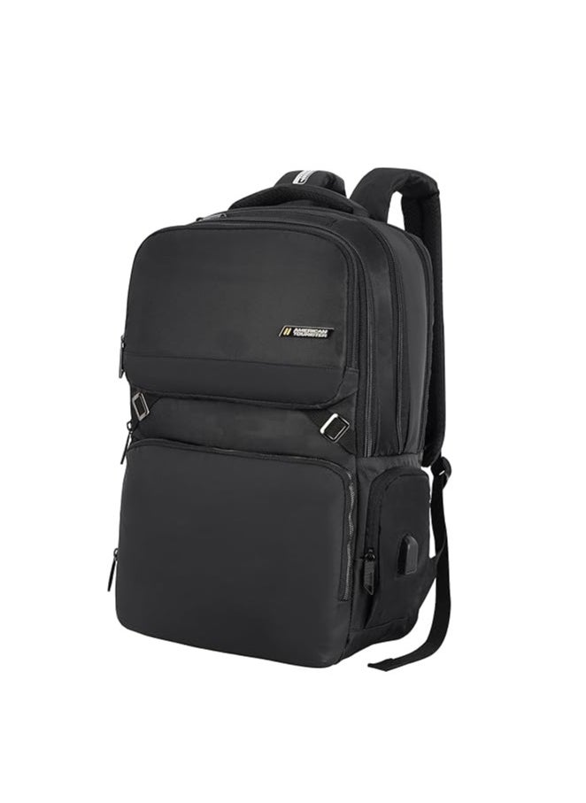 AMERICAN TOURISTER American Tourister Segno 2.0 Polyester Unisex Laptop Backpack (Black, FREE SIZE)  - Image 1