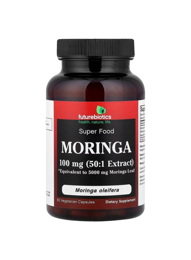 فيوتشر بايوتكس فيوتشربيوتكس، مورينجا، 100 ملغ، 60 كبسولة نباتية - Image 1