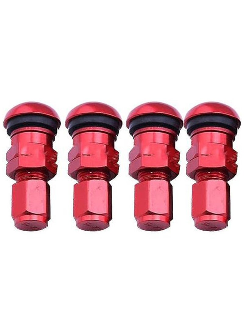 Metal Valve 4 pcs for tire red - Image 2