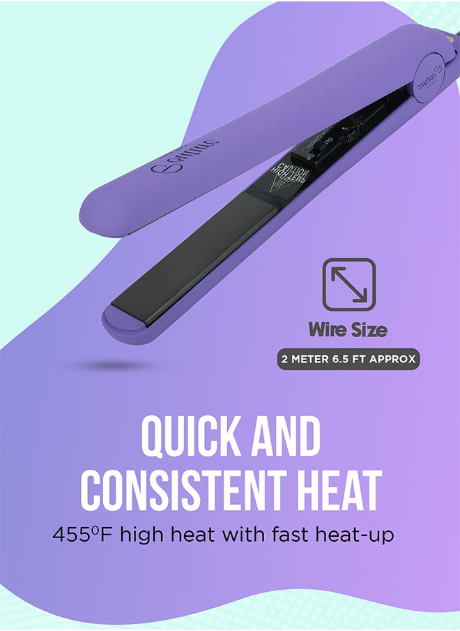 Couture Hair Pro - Ceramic Hair Straightener, Premium Quality Hair Tools- Fast Heat Up And Long Lasting - Spring Flowers - Image 1