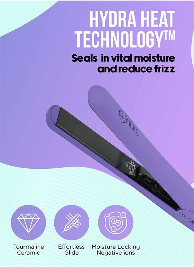 Couture Hair Pro - Ceramic Hair Straightener, Premium Quality Hair Tools- Fast Heat Up And Long Lasting - Spring Flowers - Image 1