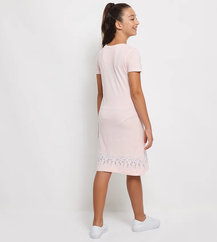 BEVERLY HILLS POLO CLUB Bhpc Kids Baby Pink Mid Dress