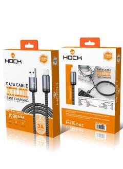Hock Nylon iPhone USB Charging Cable is used to charge and connect data to a wide range of electronic devices, especially smartphones and tablets that use a Micro USB port.  - Image 2