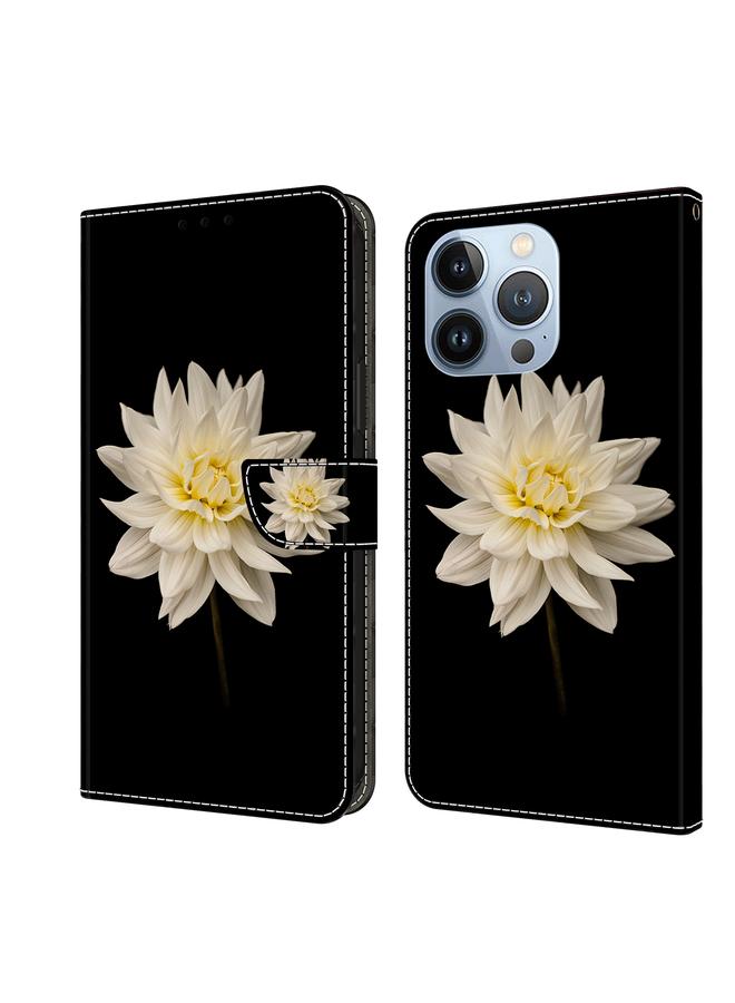 اس-توب جراب لهاتف iPhone 15 Pro Max مصنوع من الجلد المقاوم للصدمات بتصميم كريستالي ثلاثي الأبعاد - Image 1