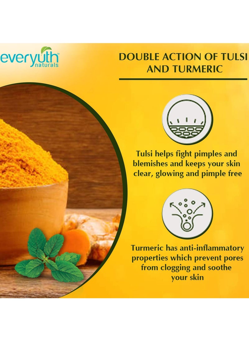 Everyuth - Everyuth Naturals Anti Acne Anti Marks Tulsi Turmeric Face Wash Pack of 2 - Image 1