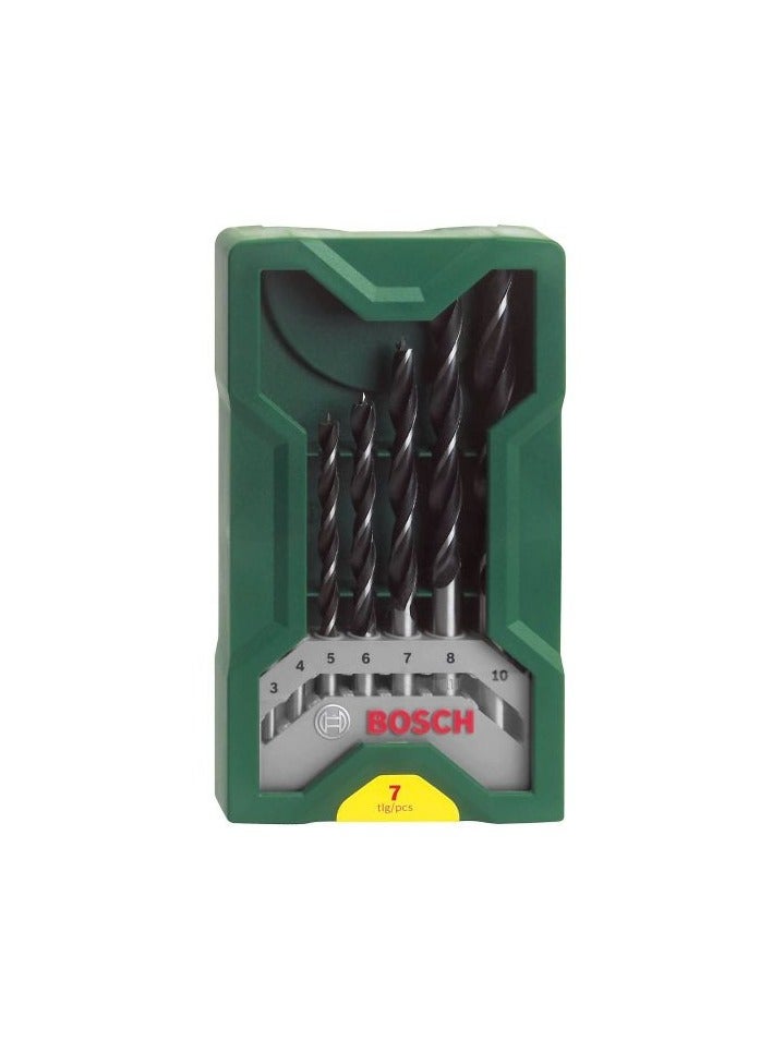 Bosch Power Tool Acc Set X-Line Wood Drill Bits 7Pcs
