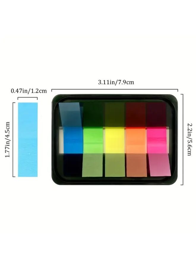 4pcs Clear Self Adhesive Index Labels 100 Stickers Pop Up Page Marker Notes For Bookmarks - Image 3