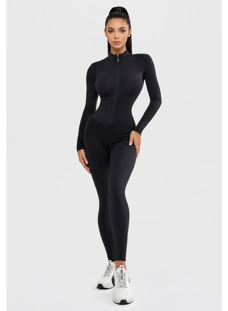 Bona Fide Arcana Base Black Arcana Base Gym Jumpsuit for Women for Women | Best Price UAE