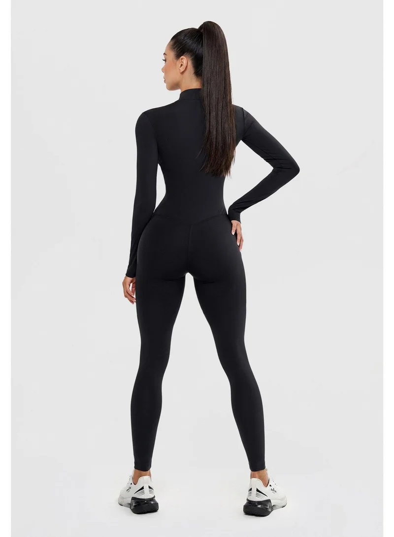 Bona Fide Arcana Base Black Arcana Base Gym Jumpsuit for Women for Women | Best Price UAE