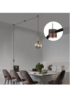 Excefore Swag Hook for Chandelier Ceiling Lights Cable, 6 Pack Metal Swag Hooks for Ceiling Hanging Lights, Pendant Light Hook for Ceiling Lamp, Aluminum Ceiling Hooks  - Image 4