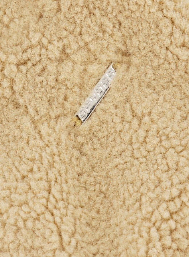 سبايدر قبعة سبايدر النسائية فائقة النعومة من صوف الشيربا، لون طيني، مقاس واحد - Image 4