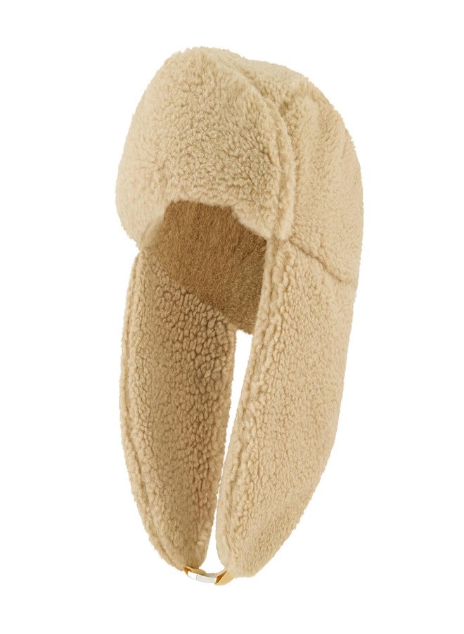 سبايدر قبعة سبايدر النسائية فائقة النعومة من صوف الشيربا، لون طيني، مقاس واحد - Image 2