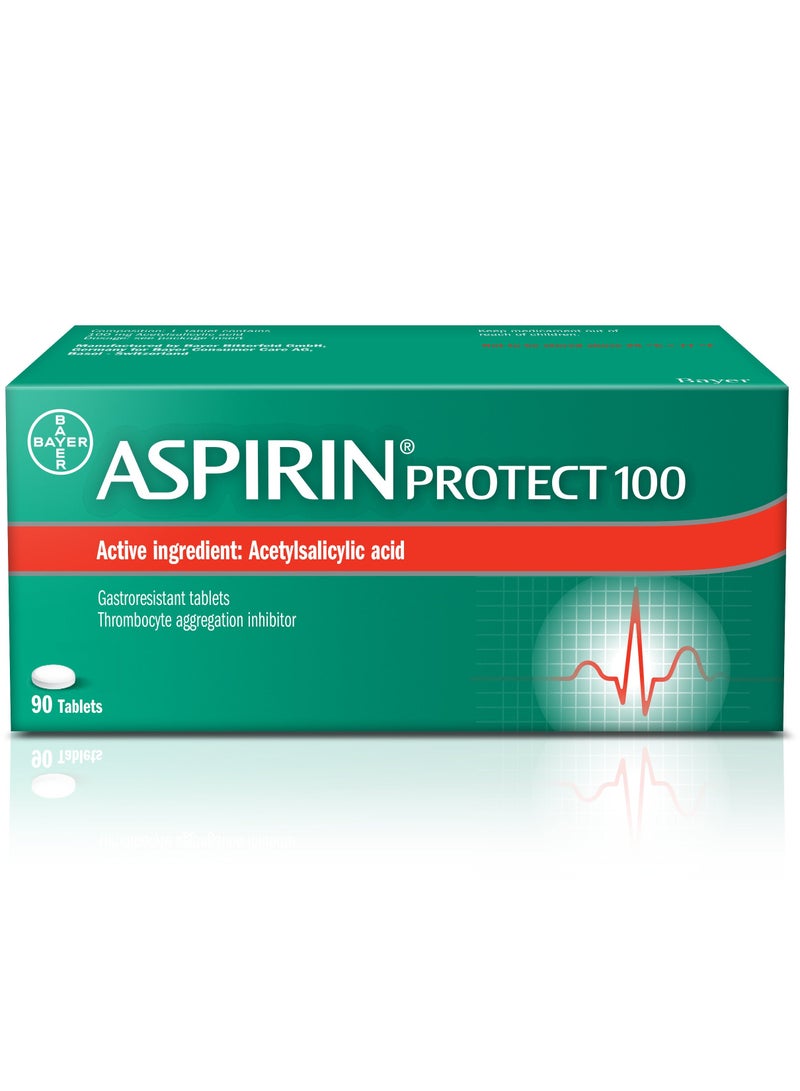 باير أسبرين بروتكت 100 ملغ قرص 90 إس