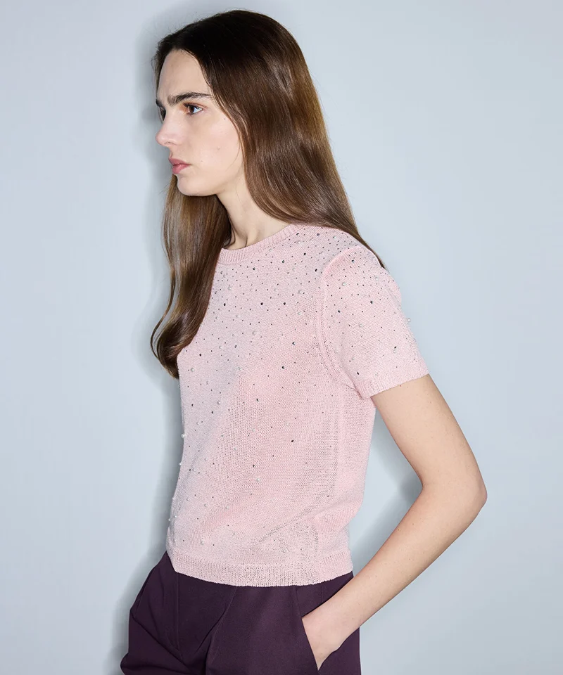 Ipekyol  Embellished Knit Top for Women | Best Price UAE