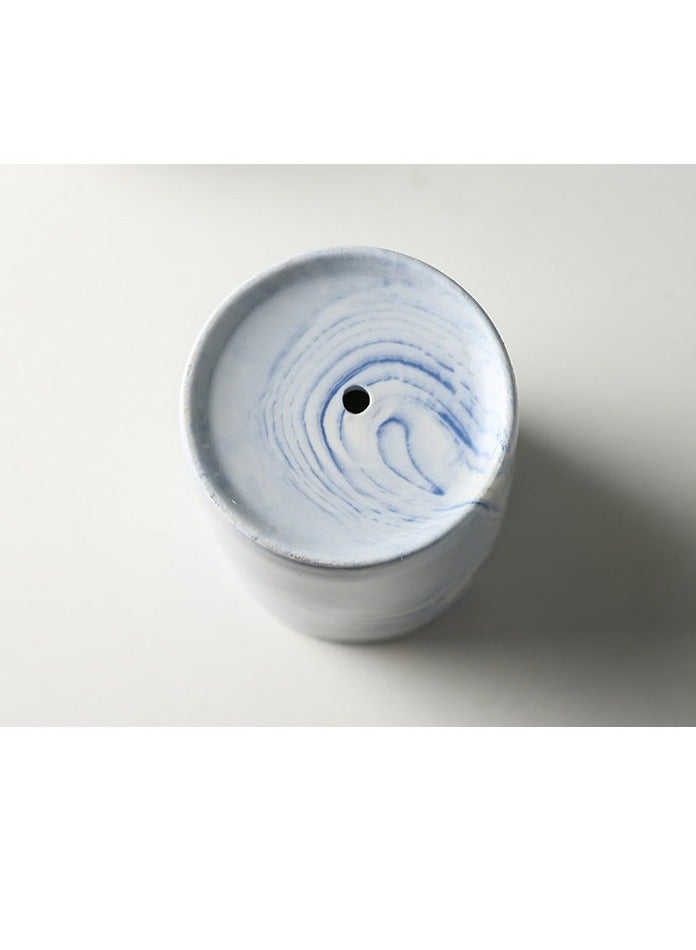 Handheld Little Vase Creative Iron Art Dry Flower Vase Tabletop Ceramic Bow Knot Succulent Flower Pot Decoration  - Image 2