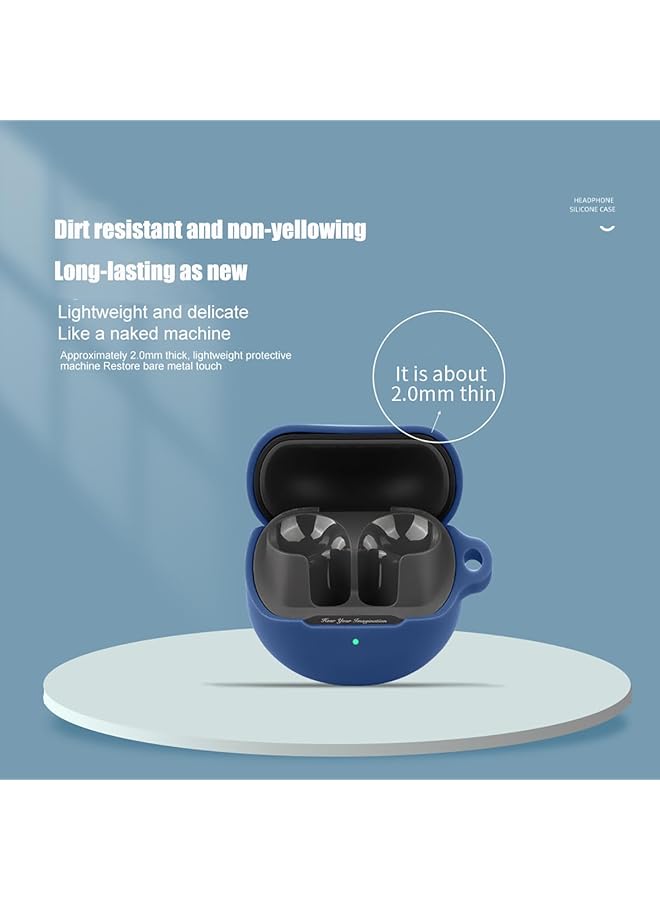 erorex Silicone Case Compatible With Soundpeats Air5 Protective Cover For Headphones Blue - Image 2