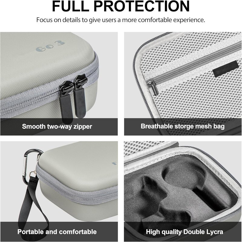 Tomat Carrying Case for Insta360 GO 3 Action, Storage Bag Mini Protective Case Compatible for Insta360 GO 3 Action Camera Accessories - Image 3