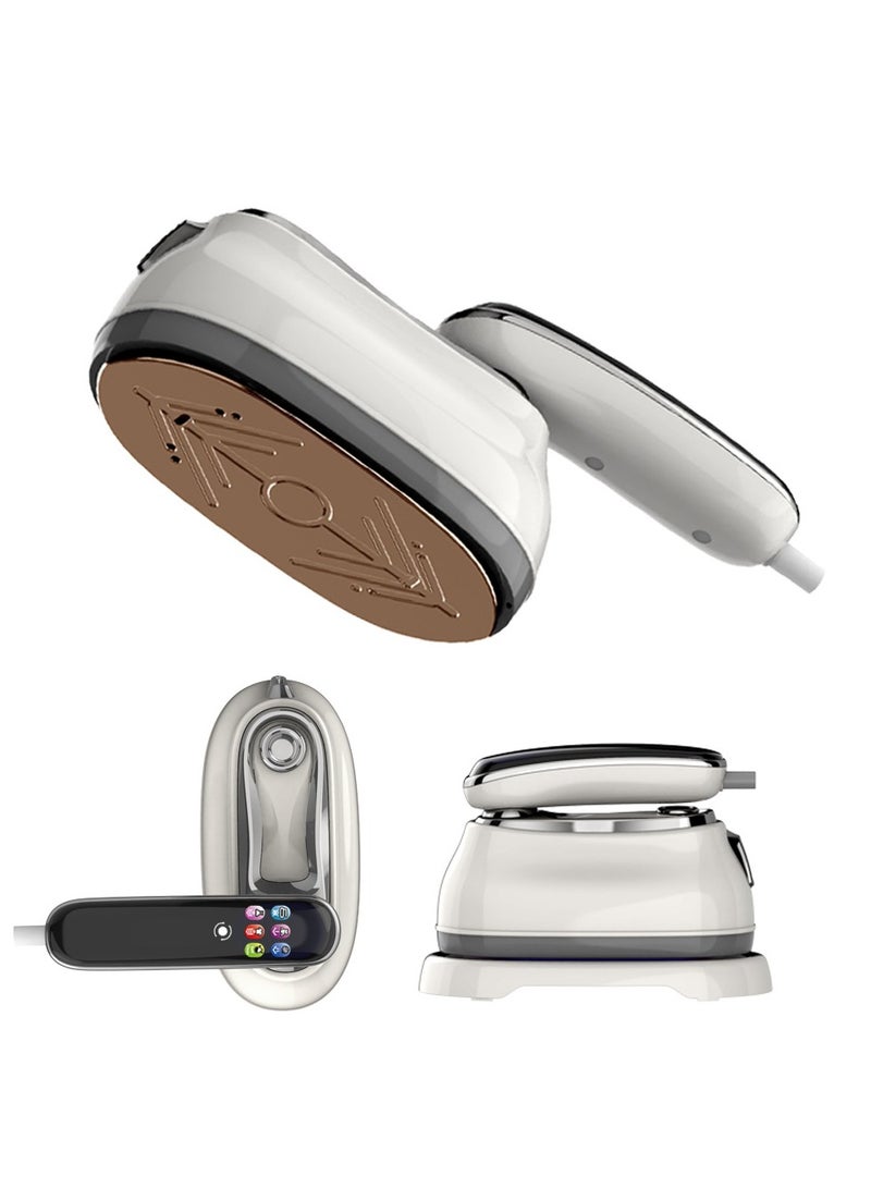 general Handheld steam ironing machine with LCD display, intelligent six-speed adjustment, portable ironing machine, iron, rapid heating steam, home and travel ironing machine - Image 1