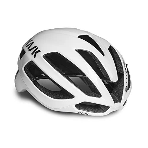 KASK Protone Icon Bike Helmet I Aerodynamic Road Cycling, Mountain Biking & Cyclocross Helmet - White - Medium - Image 1