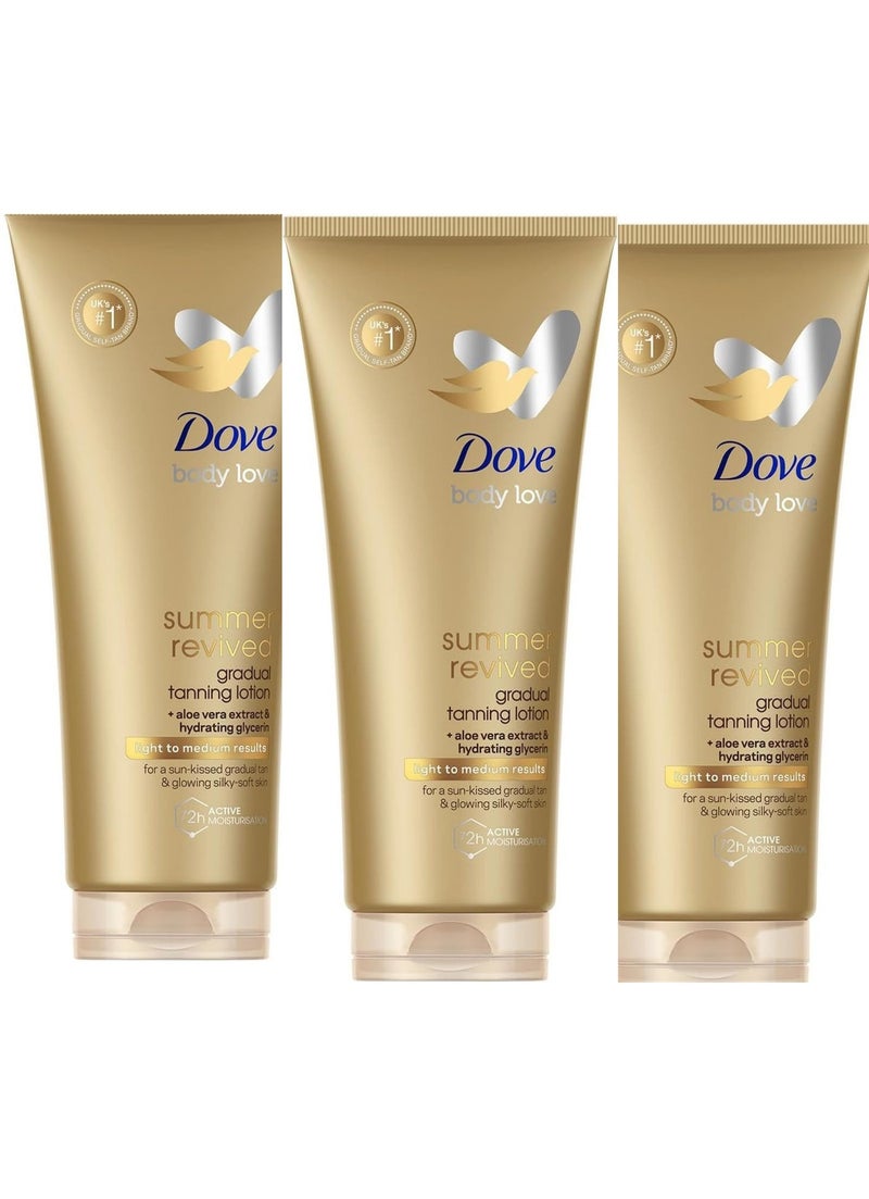 دوف ديرما سبا للبشرة الفاتحة إلى المتوسطة، مجموعة صيفية منعشة، 200 مل، 3 قطع - Image 3