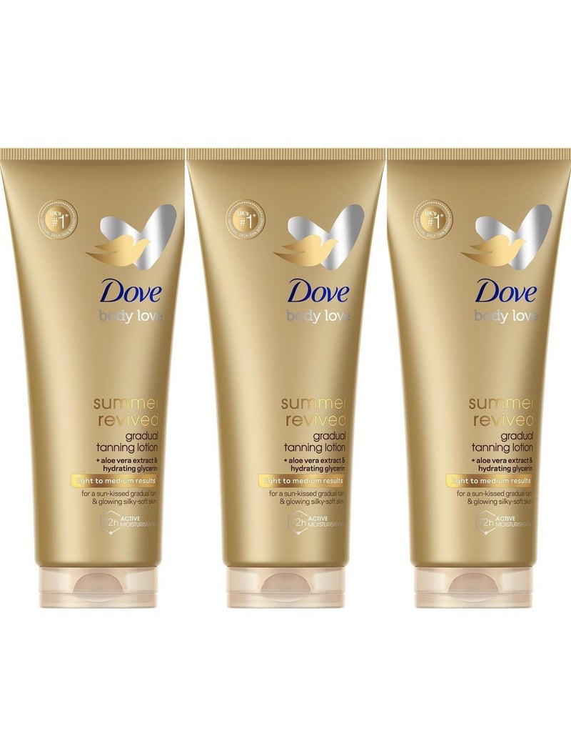 دوف ديرما سبا للبشرة الفاتحة إلى المتوسطة، مجموعة صيفية منعشة، 200 مل، 3 قطع - Image 2