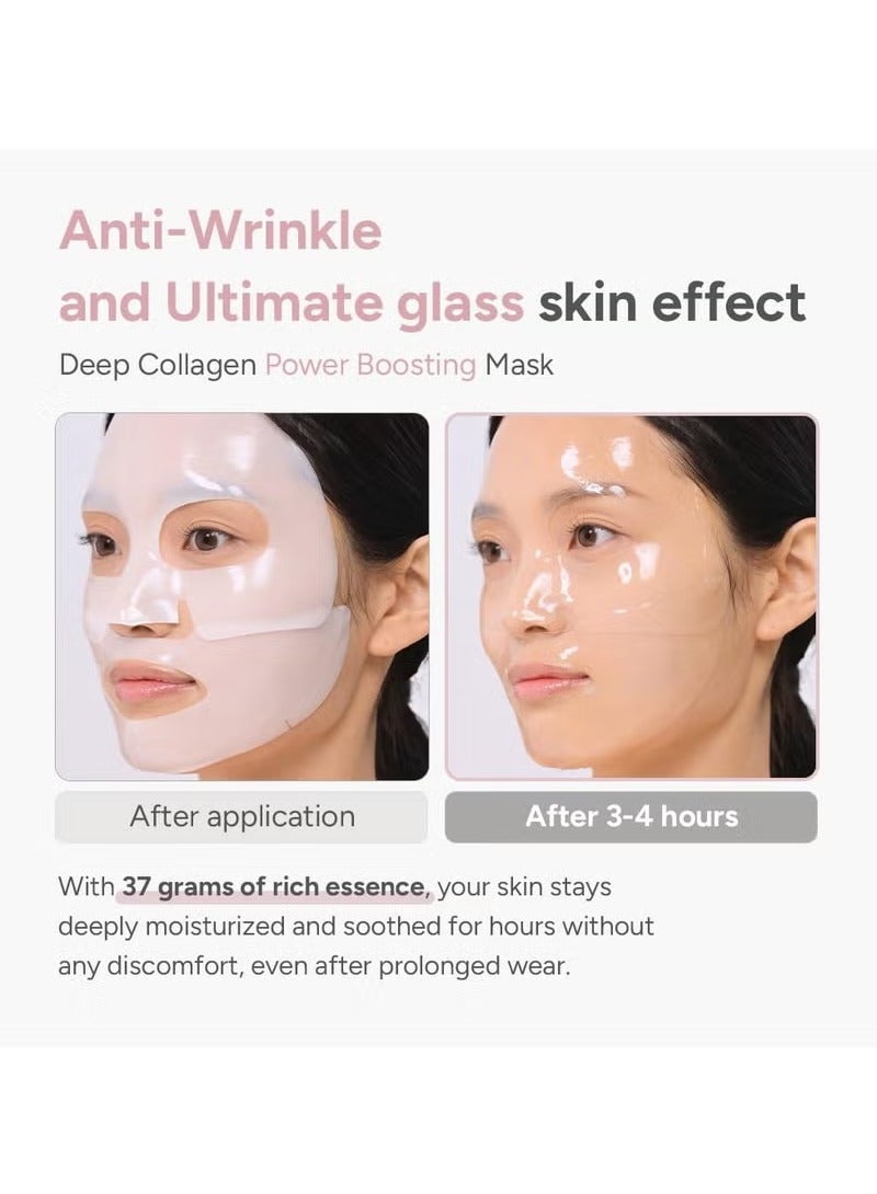 SUNGBOON EDITOR Deep Collagen Overnight mask 37gx4ea | Original Hydrating Collagen Face Mask | Real Collagen 2,160,000PPB for Elasticity |TikTok Trend Items Korean Skin Care - Image 4