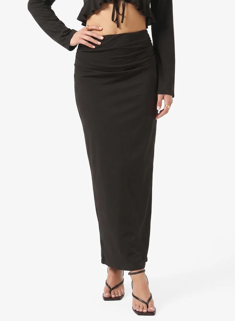 Ginger  Ruffle Detail Crop Top & Skirt Coord Set for Women | Best Price UAE