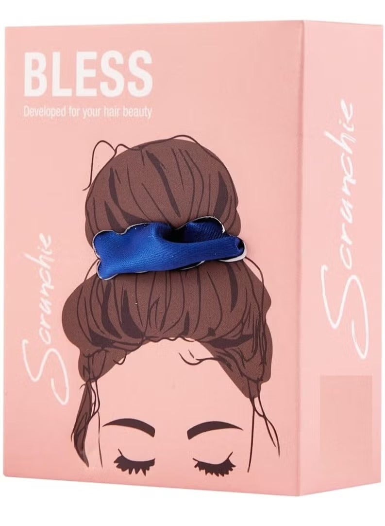 بليس مجموعة ربطات شعر بليس باللون الأزرق 2 قطعة - Image 1