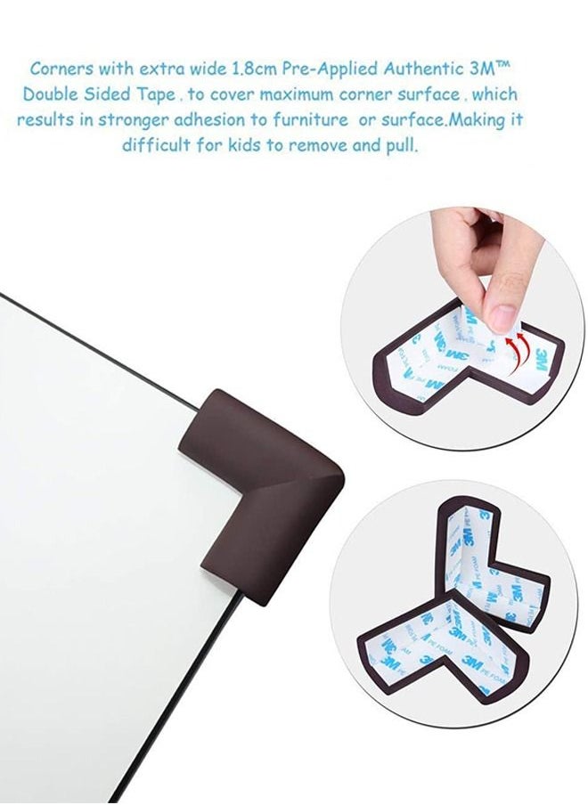BAYBEE Pack of 1 Baby Safety Corner Protector, Three Meter Pre Taped Corner Protector Child Safety Edge Guards White - Ten Pieces  - Image 5