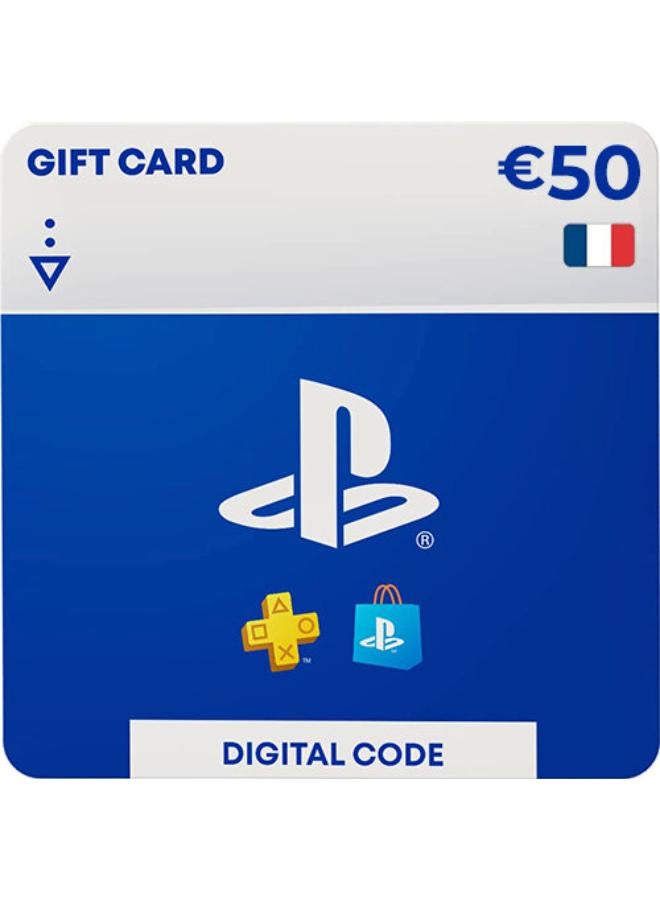PlayStation Store DIgital Code Gift Card - France 50 Euro