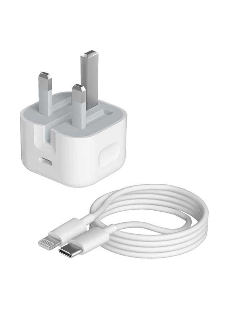 Generic - IPhone 20W USB-C Power Adapter With Cable for iPhone 12 / iPhone 12 Pro max /12mini (iPhone 20W USB-C Power Adapter) - Image 1