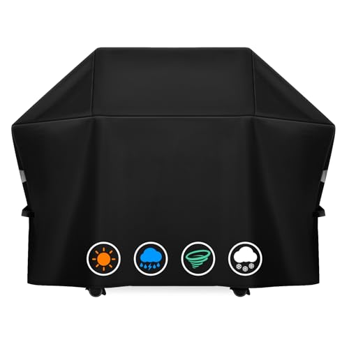 ZBXFCSH Heavy Duty Grill Cover Fit for Napoleon 61500 Prestige PRO 500 and Prestige 500 Gas BBQ Grills,All Weather Protection Waterproof Cover Black - Image 1